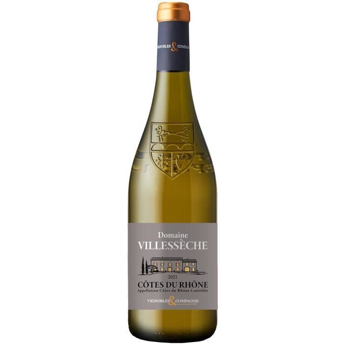 Domaine Villesseche 2024 Côtes du Rhône - Vin blanc de la Vallée du Rhône