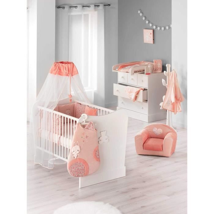 Gigoteuse - DOMIVA - Lapinou - Rose - 0-6 mois - Chaude et douce
