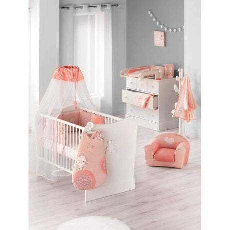 Gigoteuse - DOMIVA - Lapinou - Rose - 0-6 mois - Chaude et douce
