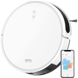 MOVA M1 - Robot Aspirateur Laveur 2 en 1 - 4500Pa - Navigation Intelligente par SoF LiDAR - Brosse multi-surfaces