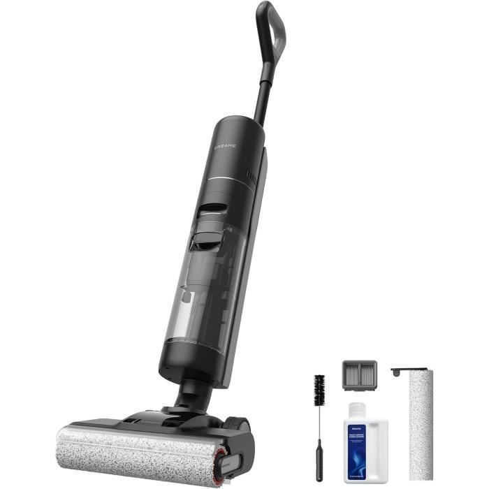 DREAME H13 Pro - Aspirateur Eau et Poussiere - Lavage 60 °C - Séchage air Chaud 30 Min - Nettoyage Auto Double Rotation - Brosse LED
