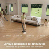 MOVA M10 - Aspirateur Eau et Poussiere - Flexible et pivotant a 90° - Lavage de Brosse 75 °C - Aspiration 18 kPa