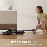 MOVA M10 - Aspirateur Eau et Poussiere - Flexible et pivotant a 90° - Lavage de Brosse 75 °C - Aspiration 18 kPa