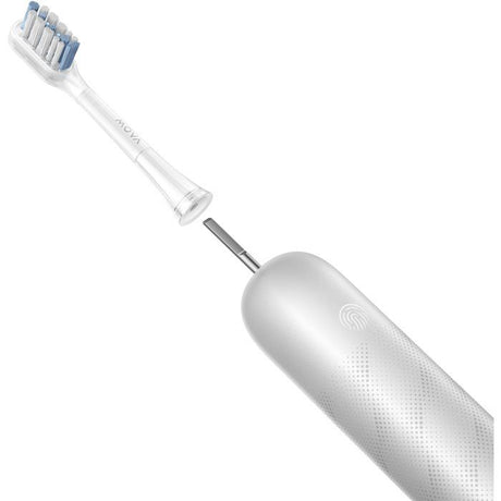 Brosse a dents ťlectrique - MOVA - FRESH PRO - Silver - Oscillo-rotatif a pulsations