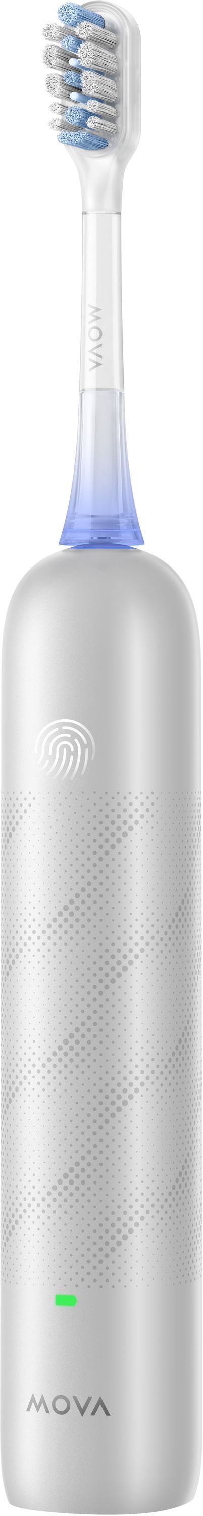 Brosse a dents électrique - MOVA - FRESH PRO - Silver - Oscillo-rotatif a pulsations