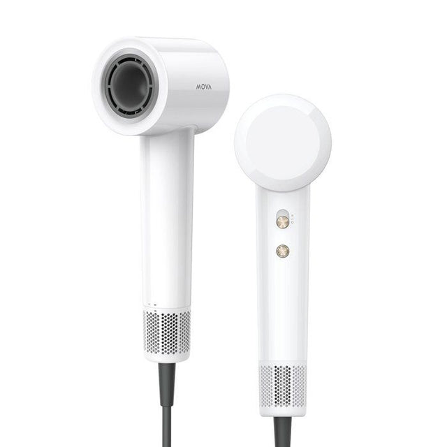 Seche-cheveux - MOVA - TURBO - Silencieux - 240 V - Blanc