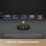 DREAME X40 Master Robot Aspirateur avec Station de Base 8 en 1 Compacte de 28 cm, Remplissage et vidange Automatiques