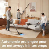 Aspirateur Balai sans Fil DREAME R20 - Puissant 190 AW - Autonomie 90min - Détection de saleté - Affichage LED - Lumieres Bleues