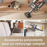 Aspirateur Balai sans Fil DREAME R20 - Puissant 190 AW - Autonomie 90min - Détection de saleté - Affichage LED - Lumieres Bleues