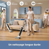 MOVA K20 - Aspirateur Laveur Sec Et Humide - Poids Léger de 4 kg - Nettoyage Auto Double Rotation - Écran LED