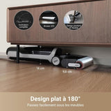 DREAME H14 Pro Aspirateur Laveur Sec Et Humide - Design Plat a 180° - Nettoyage de la Brosse a 60 °C - Séchage en 5min - 18 kPa