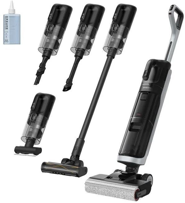 DREAME H14 Dual - Aspirateur Balai Laveur- 18k Pa - Aspirateur eau et poussieres - Fonctionnel multisurfaces 5-en-1