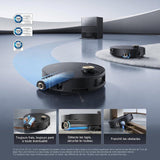 DREAME Aqua 10 Ultra Roller Complete - Robot Aspirateur Laveur - Nettoyage Automatique du Rouleau - 30 000 Pa -Évitement d'obstacles