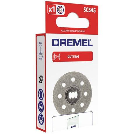 Disque diamant a tronçonner DREMEL S545 - Ř 38mm - Découpe de Faience/Porcelaine/Céramique