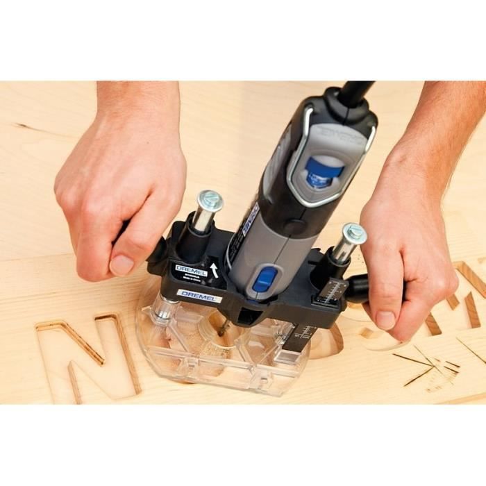 Kit de 7 fraises a defoncer DREMEL - Outils multifonctions rotatifs