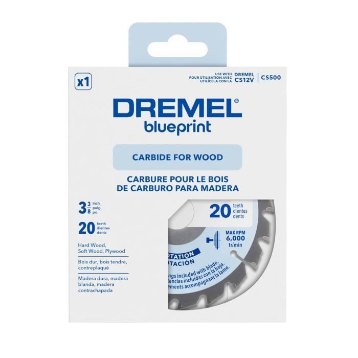 Lame bois pour scie circulaire CS500 - DREMEL Blueprint