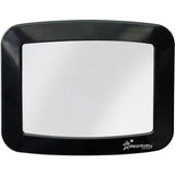 Grand miroir rÈtroviseur rectangulaire - DREAMBABY - RÈglable pour siege arriere - 20 x 24 cm - Noir