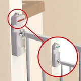 DREAMBABY Barriere de sécurité Extra large BROADWAY Gro Gate - A visser -  L 76/134,5 x H 76 cm - Blanche