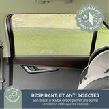 Pare-soleil pour bébé - DREAMBABY - 2 pieces de chaussettes de fenetre en maille - Protection contre le soleil et la chaleur