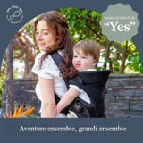 Porte-bébé ajustable 3-1 - DREAMBABY - JOURNEY - Confortable et polyvalent - Nouveau-né a enfant jusqu'a 15 kg - Noir