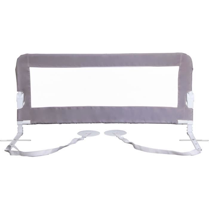 Dreambaby Nicole Bed Rail - Built-in and Flat Beds - Measuring 150cm wide and 50cm high - Grey