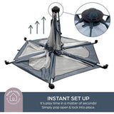 Adventure Parc Pop-Up - DREAMBABY - Tissu avec sac de transport - Housses anti-UV (utilisation extérieur) - Ø 1,3 m - H1 m