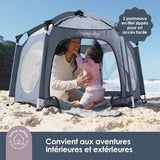 Adventure Parc Pop-Up - DREAMBABY - Tissu avec sac de transport - Housses anti-UV (utilisation extérieur) - Ø 1,3 m - H1 m