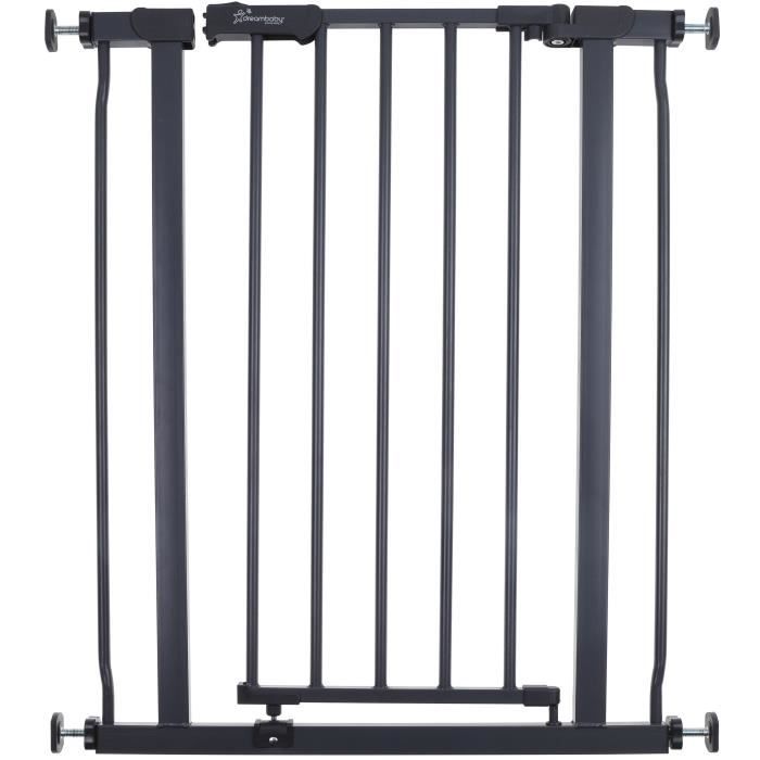 Safety Gate - DREAMBABY - AVA - Pressure Mounted - 61-68 x 75 cm - Double Locking - Anthracite