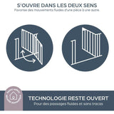 Barriere de sécurité - DREAMBABY - Ava - Montée sur pression - Pour 75-108 cm, 76 cm de hauteur