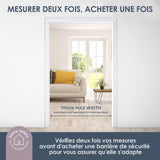 Barriere de sécurité enfant - Discovery 3  - DREAMBABY - 74,5 cm a 1,95 cm - Blanc