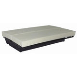 Canapé convertible clic clac 3 places - Tissu Gris anthracite - L 190 x P 92 cm - DREAM - Style Contemporain