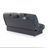 Canapé convertible clic clac 3 places - Tissu motif Bikini gris - L 190 x P 92 cm - DREAM - Style Contemporain