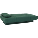 Canapé convertible clic clac 3 places - Tissu Vert foret - L 190 x P 92 cm - DREAM - Style Contemporain