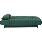 Canapé convertible clic clac 3 places - Tissu Vert foret - L 190 x P 92 cm - DREAM - Style Contemporain