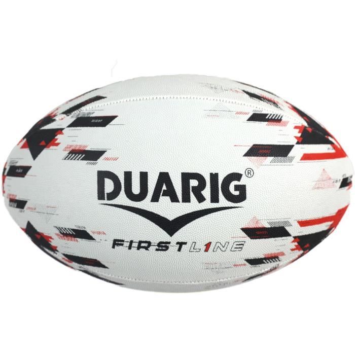 Ballon de rugby - Firstline - DUARIG - Noir et rouge - T5