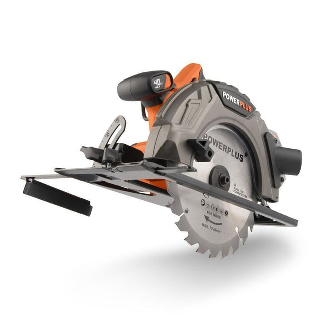 Scie circulaire sans fil 40V Ř185mm - DUAL POWER POWDP25230 - Livrée sans batterie ni chargeur