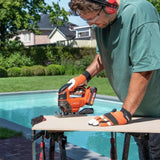 Pack 3 outils - DUAL POWER - 20 V - Meuleuse d'angle + perceuse/visseuse + scie sauteuse - 2 batteries et chargeur - Sac