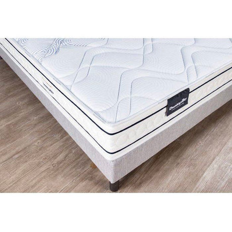 Matelas 90x190 marque DUNLOPILLO - Hauteur 20 cm Ressorts ensachés - Dunloflex - 5 zones - Soutien Equilibré - Fabriqué en France