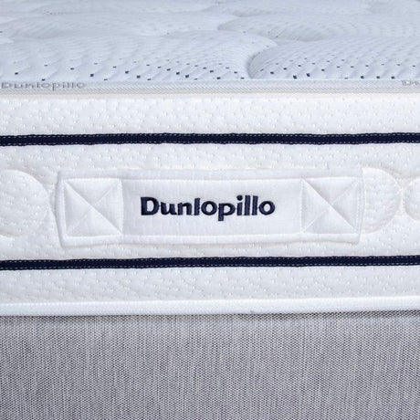 Matelas 90x190 marque DUNLOPILLO - Hauteur 21 cm Latex - Aération naturelle - 7 zones-  Soutien Équilibré - Fabriqué en France