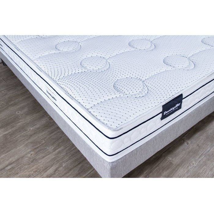 Matelas 180x200 marque DUNLOPILLO - Hauteur 21 cm Latex - Aération naturelle - 7 zones-  Soutien Équilibré - Fabriqué en France
