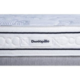 Ensemble matelas sommier  90x190 marque DUNLOPILLO - Hauteur 20 cm - Ressorts ensachés -5 zones - Equilibré - Fabriqué en France