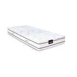 Ensemble matelas sommier  90x200 marque DUNLOPILLO - Hauteur 20 cm - Ressorts ensachés -5 zones - Equilibré - Fabriqué en France
