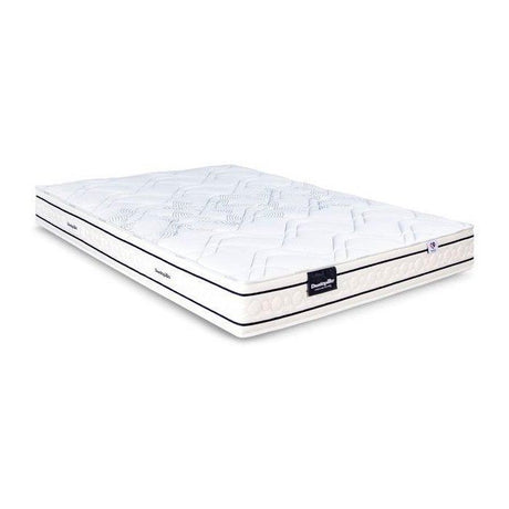 Ensemble matelas sommier 180x200 (2x90) marque DUNLOPILLO -Hauteur 20 cm - Ressorts ensachés -Soutien Equilibré - Fabriqué en France
