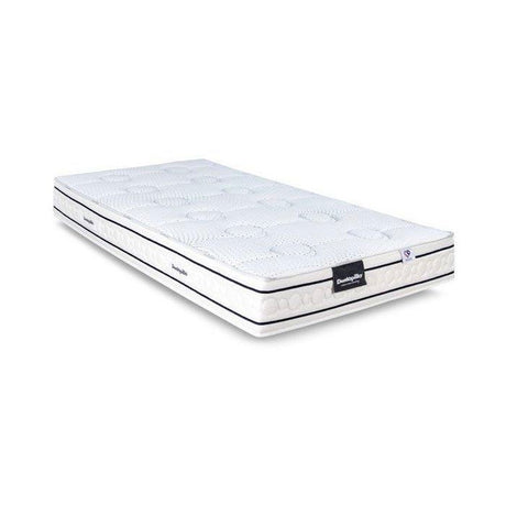 Ensemble matelas sommier  90x190 marque DUNLOPILLO Hauteur 21 cm - Latex - Aération -7 zones- Soutien Équilibré - Fabriqué en France