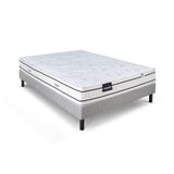 Ensemble matelas sommier  140x190 marque DUNLOPILLO Hauteur 21 cm- Latex -Aération -7 zones- Soutien Équilibré - Fabriqué en France