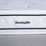 Ensemble matelas sommier  160x200 marque DUNLOPILLO Hauteur 21 cm- Latex -Aération -7 zones- Soutien Équilibré - Fabriqué en France