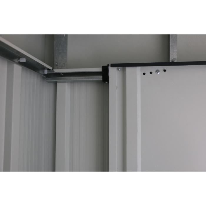 Abri de jardin - Métal - DURAMAX - 3,25 m˛ - 0,33 mm - Anthracite - DUECOPENT84PR