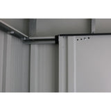 Abri de jardin - Métal - DURAMAX - 3,25 m˛ - 0,33 mm - Anthracite - DUECOPENT84PR