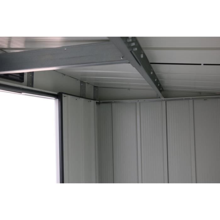 Abri de jardin - Métal - DURAMAX - 3,25 m² - 0,33 mm - Anthracite - DUECOPENT84PR