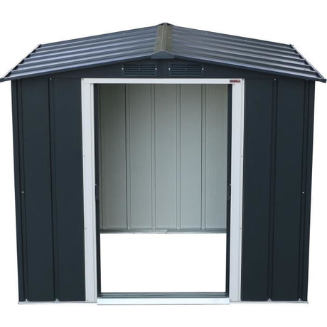 Abri de jardin - Métal - DURAMAX - 2,47 m˛ - 0,33 mm - Anthracite - DUECO64PR